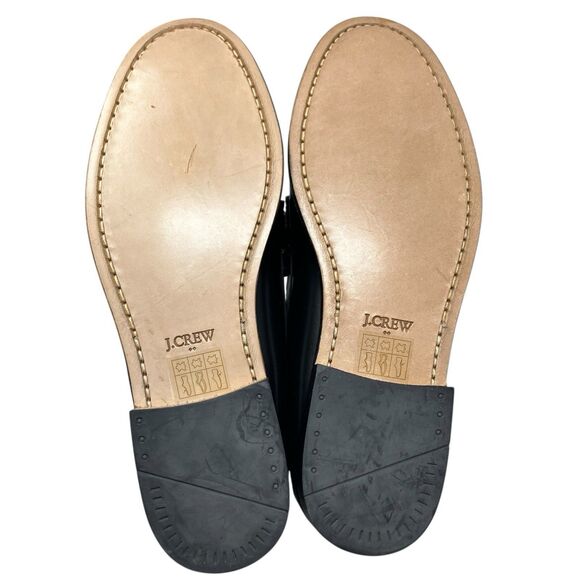 J Crew Penny Loafers Mens 9 Black Leather Sole Business Preppy Luxury Shoes main image 5